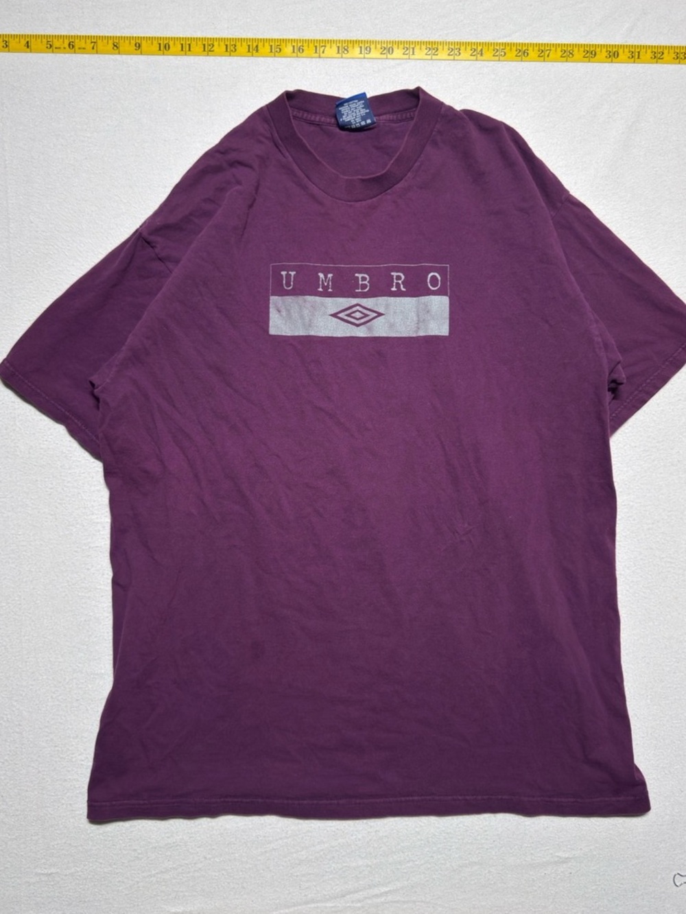Vintage Umbro Graphic Short Sleeve Tee in Purple